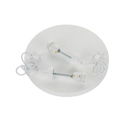 Brilagi - WABI SABI ripplamp kaabliga 2xE27/40W/230V Ø 45 cm valge