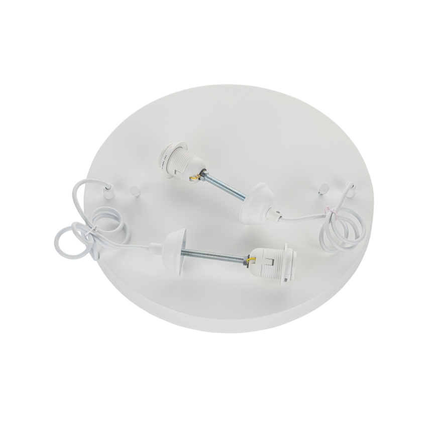 Brilagi - WABI SABI ripplamp kaabliga 2xE27/40W/230V Ø 45 cm valge