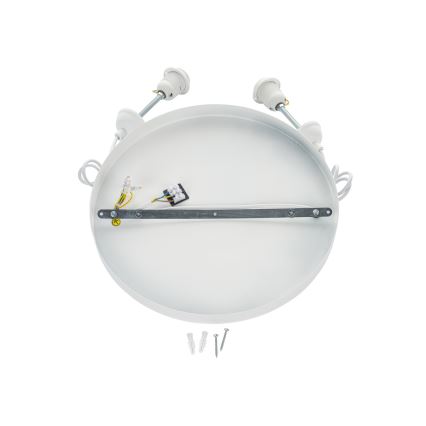 Brilagi - WABI SABI ripplamp kaabliga 2xE27/40W/230V Ø 45 cm valge