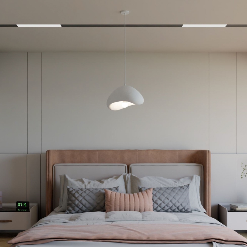 Brilagi - WABI SABI ripplamp kaablil 1xE27/40W/230V, läbimõõt 33 cm, valge