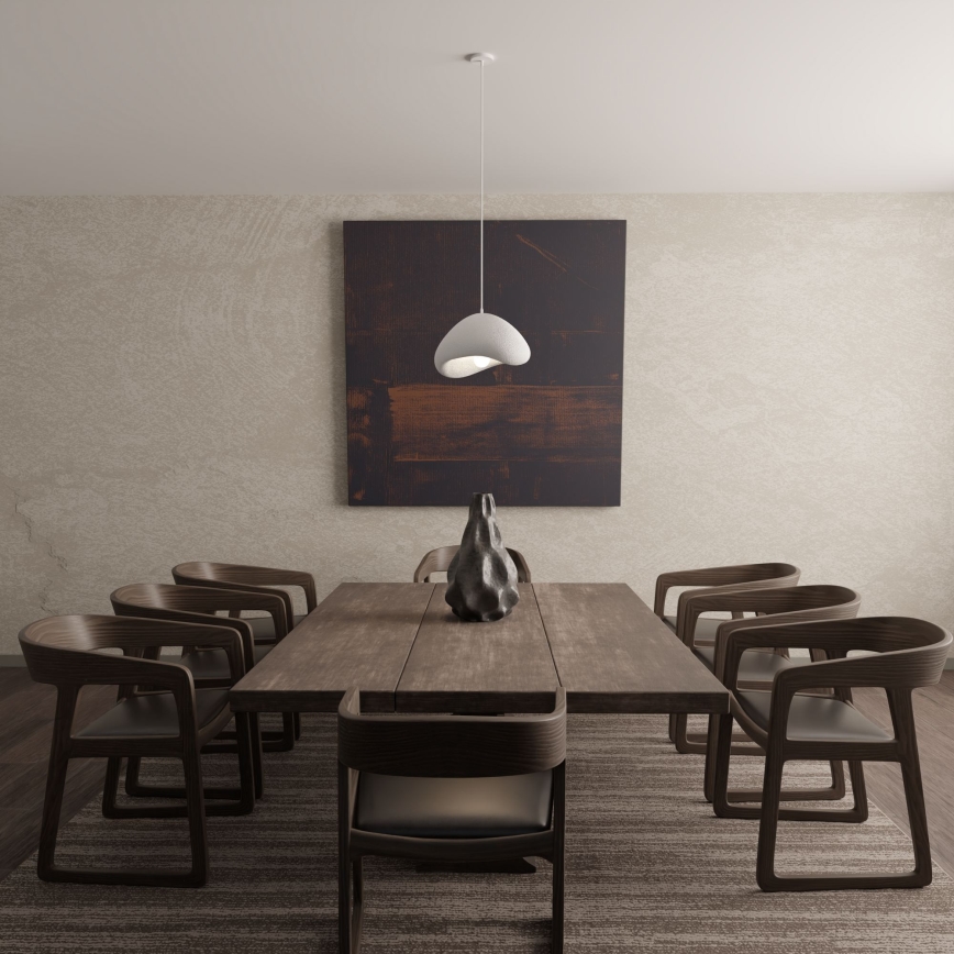 Brilagi - WABI SABI ripplamp kaablil 1xE27/40W/230V, läbimõõt 33 cm, valge