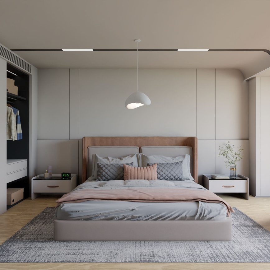 Brilagi - WABI SABI ripplamp kaablil 1xE27/40W/230V, läbimõõt 33 cm, valge