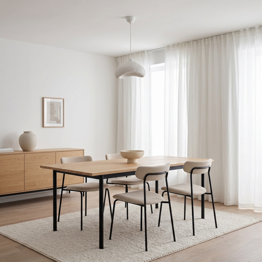 Brilagi - WABI SABI rippvalgusti juhtmega 1xE27/40W/230V läbimõõt 30 cm valge