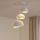 Brilagi - WABI SABI rippvalgusti kaabliga 3xE27/40W/230V, läbimõõt 76 cm, valge