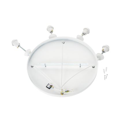 Brilagi - WABI SABI rippvalgusti kaabliga 4xE27/40W/230V, läbimõõt 90 cm, valge