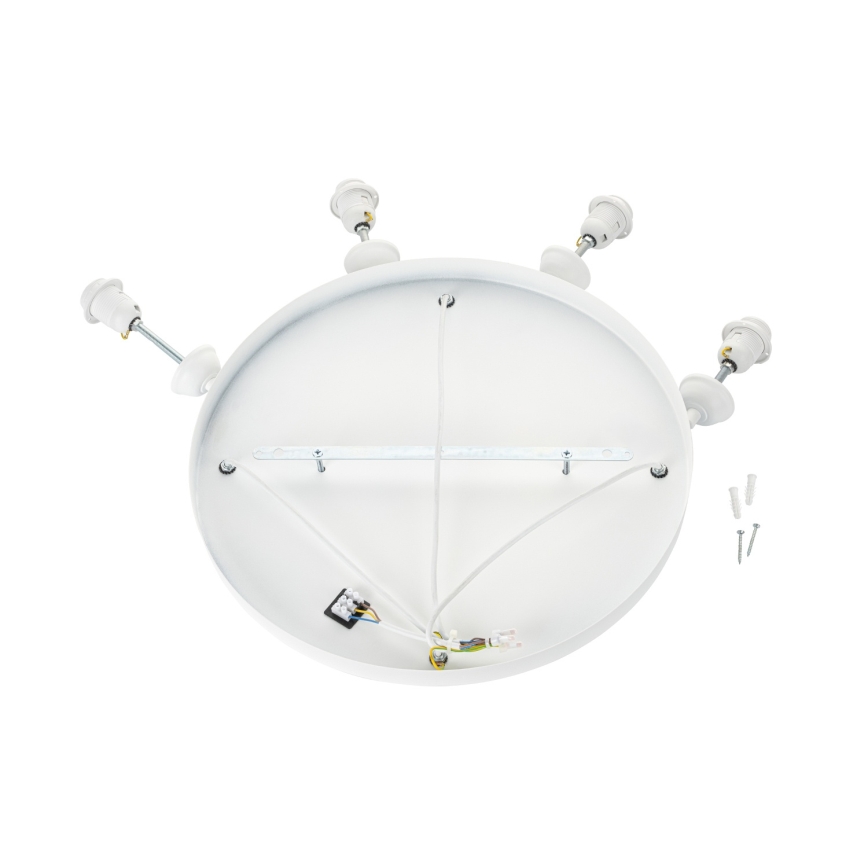 Brilagi - WABI SABI rippvalgusti kaabliga 4xE27/40W/230V, läbimõõt 90 cm, valge