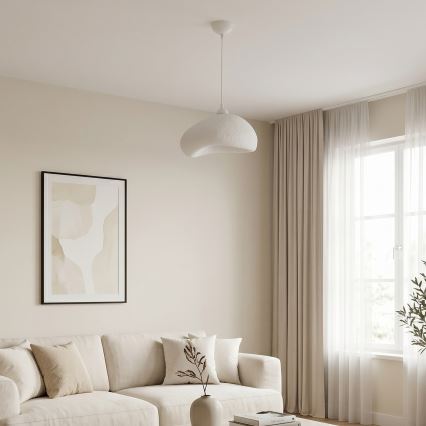 Brilagi - WABI SABI rippvalgusti kaablil 1x E27/40 W/230 V, läbimõõt 32 cm, valge