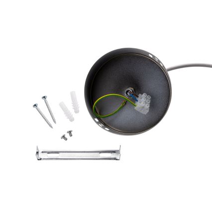 Brilagi - WABI SABI rippvalgusti riputuskaabliga 1xE27/40W/230V, läbimõõt 33 cm, hall
