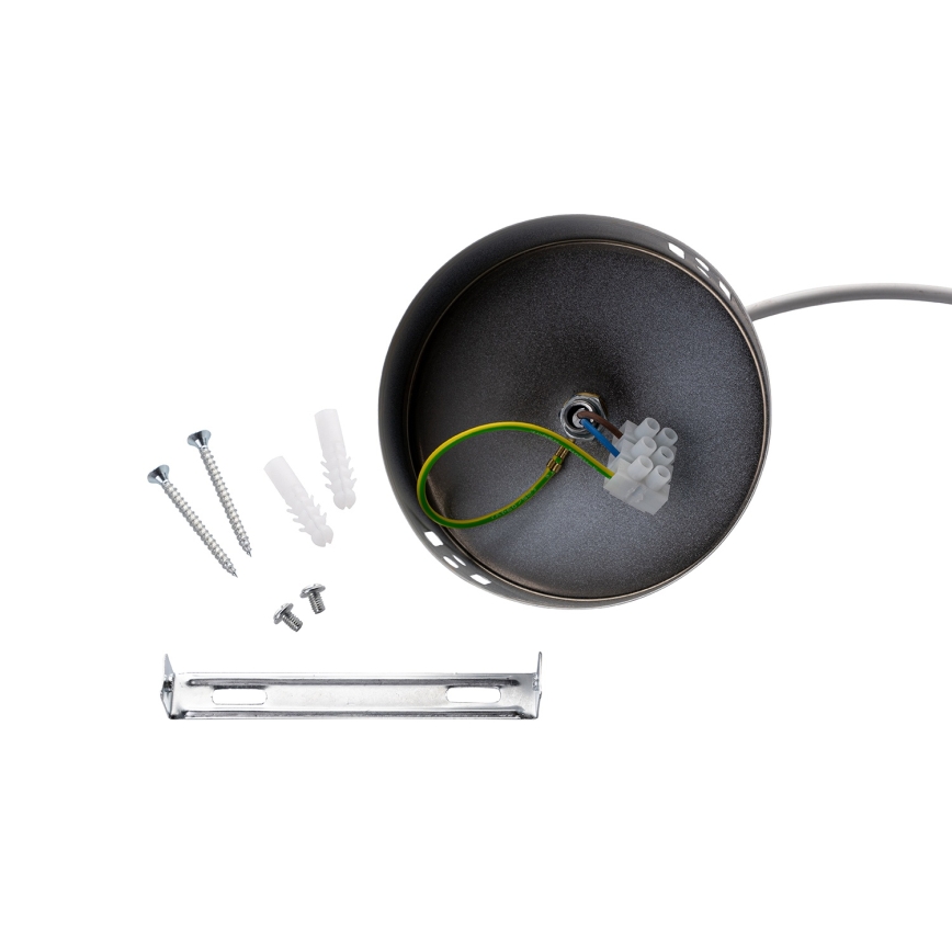 Brilagi - WABI SABI rippvalgusti riputuskaabliga 1xE27/40W/230V, läbimõõt 33 cm, hall