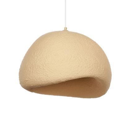 Brilagi - WABI SABI rippvalgusti riputuskaabliga 1xE27/40W/230V läbimõõt 50 cm beež