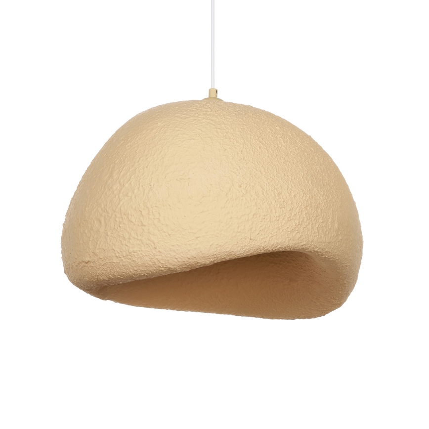 Brilagi - WABI SABI rippvalgusti riputuskaabliga 1xE27/40W/230V läbimõõt 50 cm beež