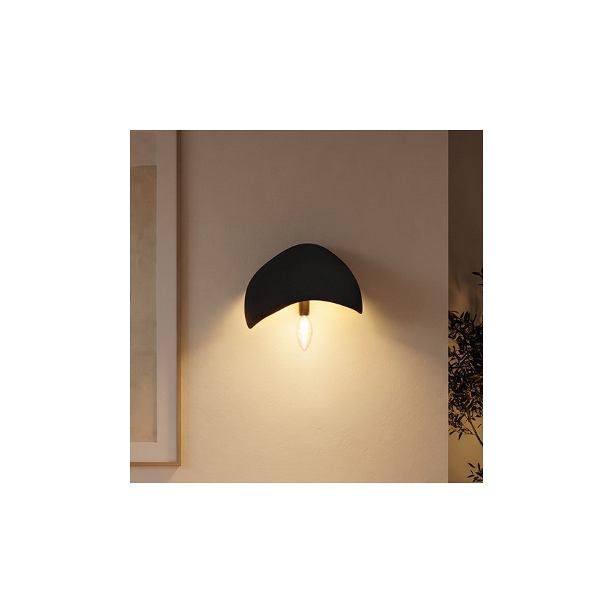 Brilagi - WABI SABI seinavalgustite komplekt, 2 tk, 1xE14/40W/230V, must