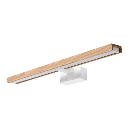 Brilagi - LED-vannitoa peeglivalgusti 3-ühes WOODY MIRROR LED/12W/230V 60 cm IP44 valge/tamm