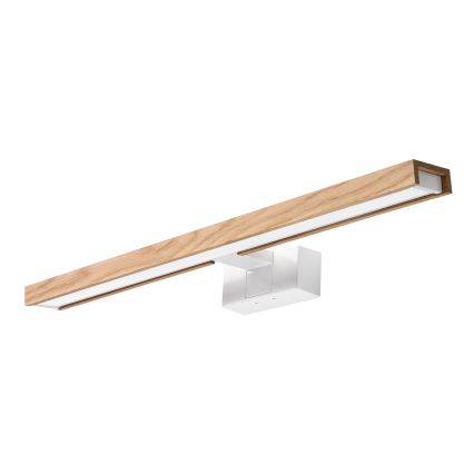 Brilagi - LED-vannitoa peeglivalgusti 3-ühes WOODY MIRROR LED/12W/230V 60 cm IP44 valge/tamm