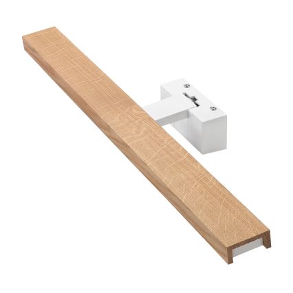Brilagi - LED-vannitoa peeglivalgusti 3-ühes WOODY MIRROR LED/12W/230V 60 cm IP44 valge/tamm