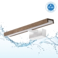 Brilagi - WOODY MIRROR 3-ühes LED vannitoa peeglivalgusti LED/8W/230V 40 cm IP44 valge/tamm