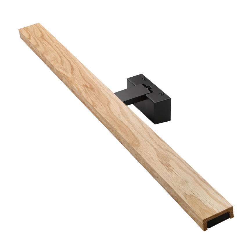 Brilagi - LED vannitoa peegelvalgustus 3-ühes WOODY MIRROR LED/15W/230V 80 cm IP44 must/tamm