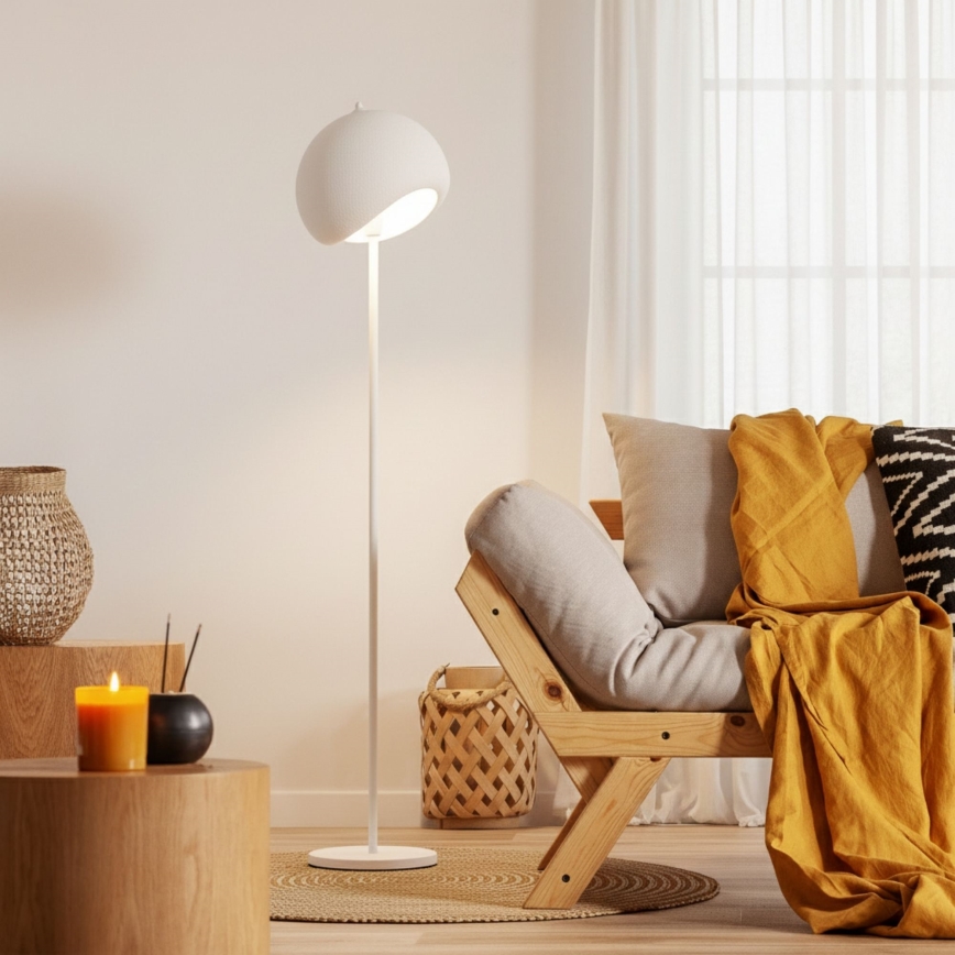 Brilagi - YONTU põrandalamp 1xE27/40W/230V valge