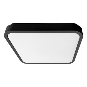 Brilagi - ZENNA LED vannitoa laevalgusti liikumisanduriga LED/12W/230V 24x24 cm IP44 must + kaugjuhtimispult