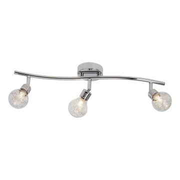 Brilliant - BULB punktvalgusti, 3x G9/28W/230V, läikiv kroom