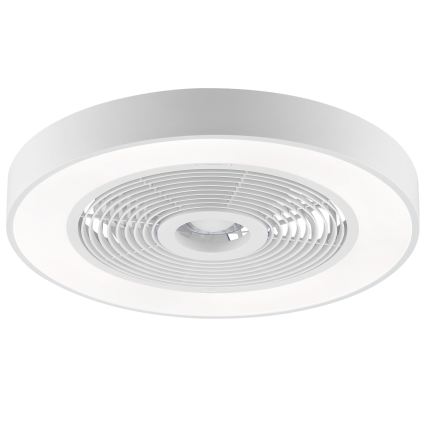 Brilliant - hämardatav LED RGBW laelamp ventilaatoriga CATANIA LED/37W/230V 2700-6500K läbimõõt 48,6 cm valge + kaugjuhtimispult