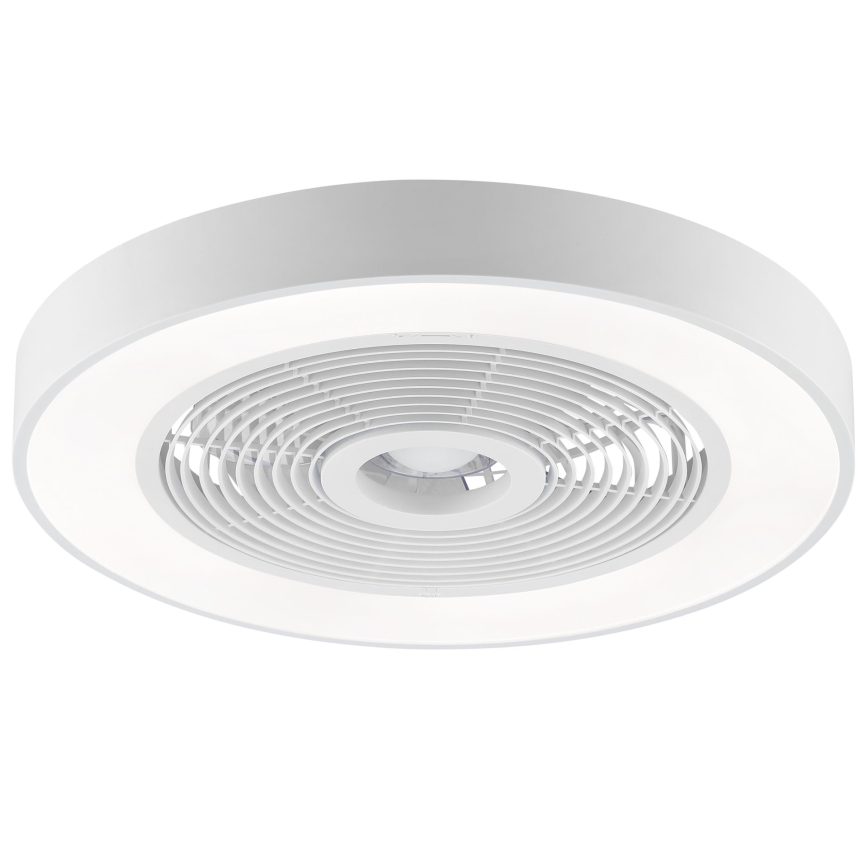 Brilliant - hämardatav LED RGBW laelamp ventilaatoriga CATANIA LED/37W/230V 2700-6500K läbimõõt 48,6 cm valge + kaugjuhtimispult
