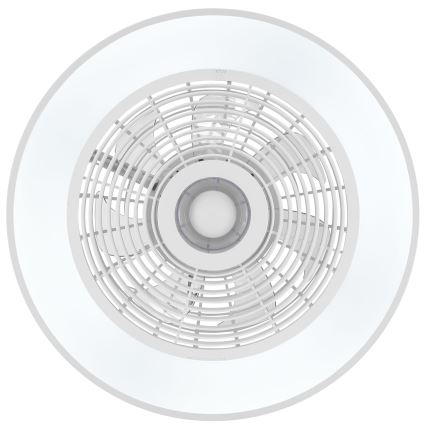 Brilliant - hämardatav LED RGBW laelamp ventilaatoriga CATANIA LED/37W/230V 2700-6500K läbimõõt 48,6 cm valge + kaugjuhtimispult