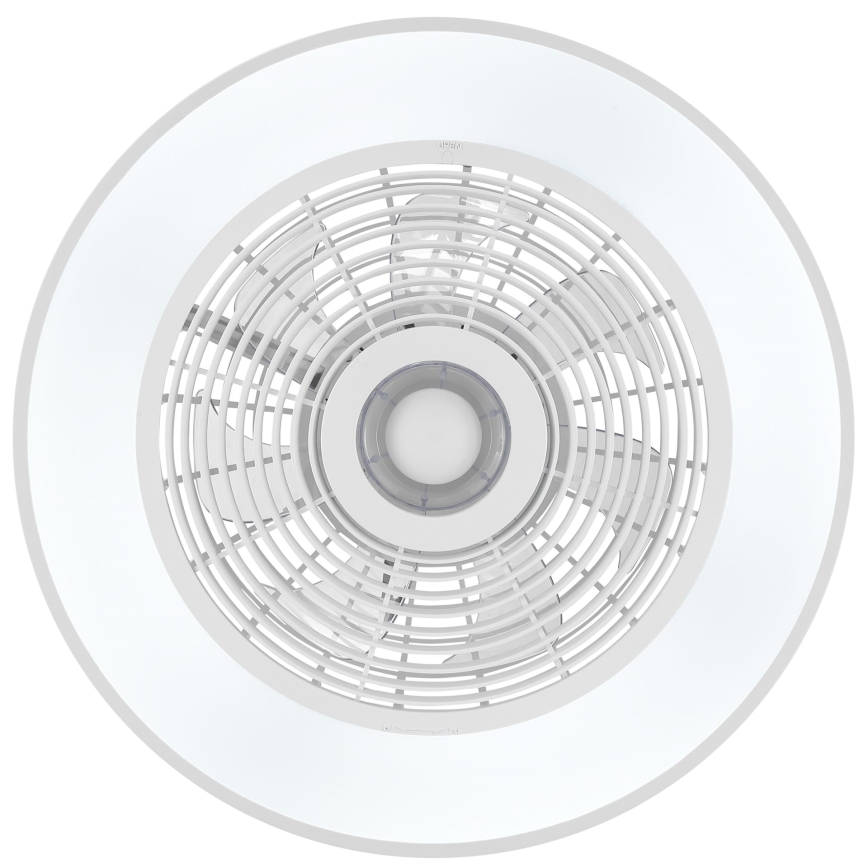 Brilliant - hämardatav LED RGBW laelamp ventilaatoriga CATANIA LED/37W/230V 2700-6500K läbimõõt 48,6 cm valge + kaugjuhtimispult