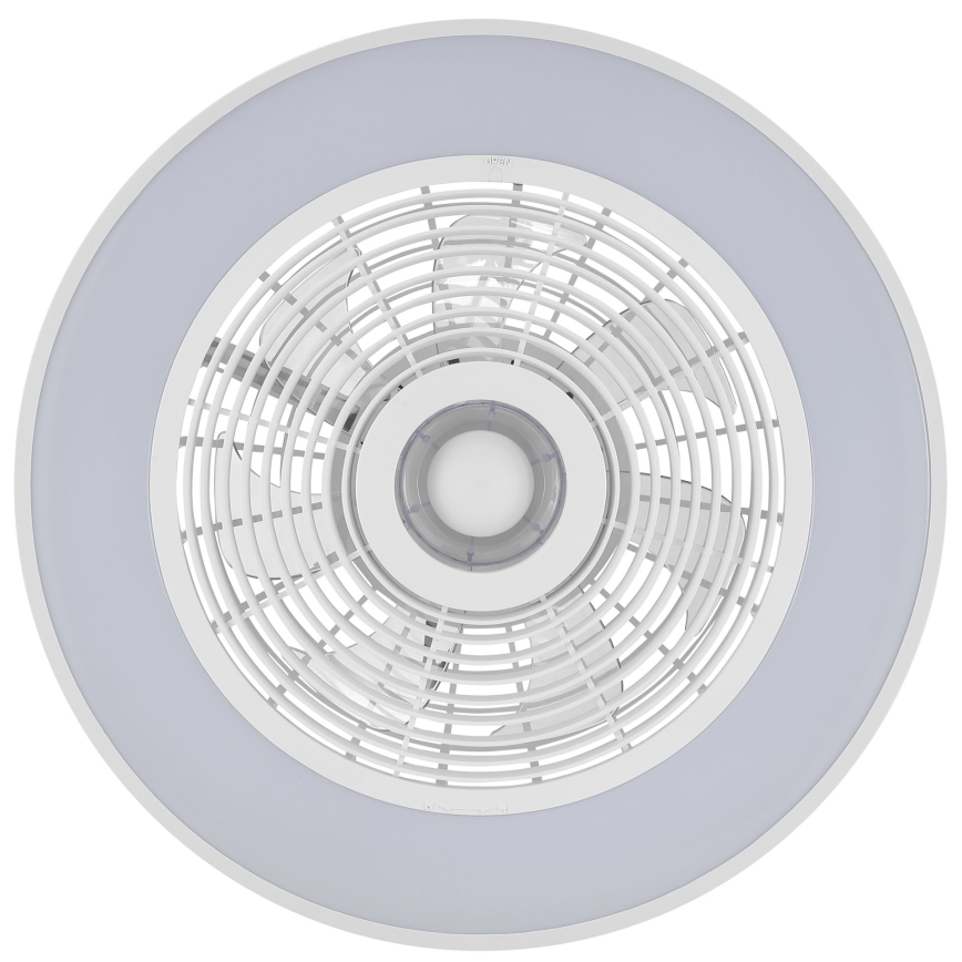 Brilliant - hämardatav LED RGBW laelamp ventilaatoriga CATANIA LED/37W/230V 2700-6500K läbimõõt 48,6 cm valge + kaugjuhtimispult