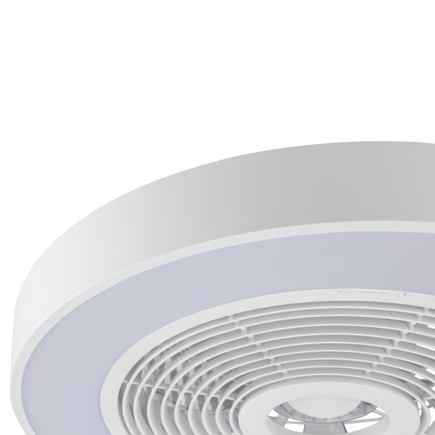 Brilliant - hämardatav LED RGBW laelamp ventilaatoriga CATANIA LED/37W/230V 2700-6500K läbimõõt 48,6 cm valge + kaugjuhtimispult
