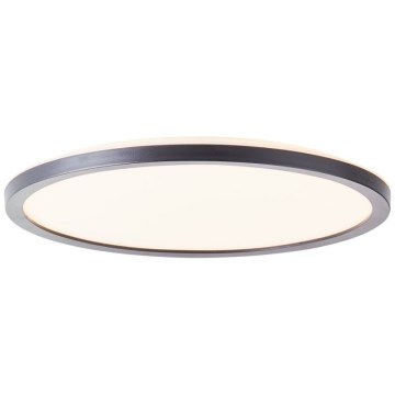 Brilliant - Hämardatav laelamp SORELL LED/18W/230V 3000-6500K Ø 29 cm must + kaugjuhtimispult