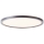 Brilliant - Hämardatav laelamp SORELL LED/18W/230V 3000-6500K Ø 29 cm must + kaugjuhtimispult