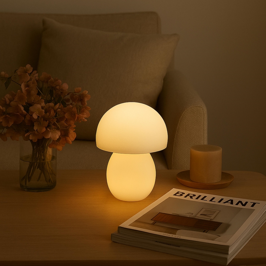 Brilliant - LED hämardatav laetav puutetundlik laualamp DUPIS LED/2W/5V 2700K 1800 mAh valge