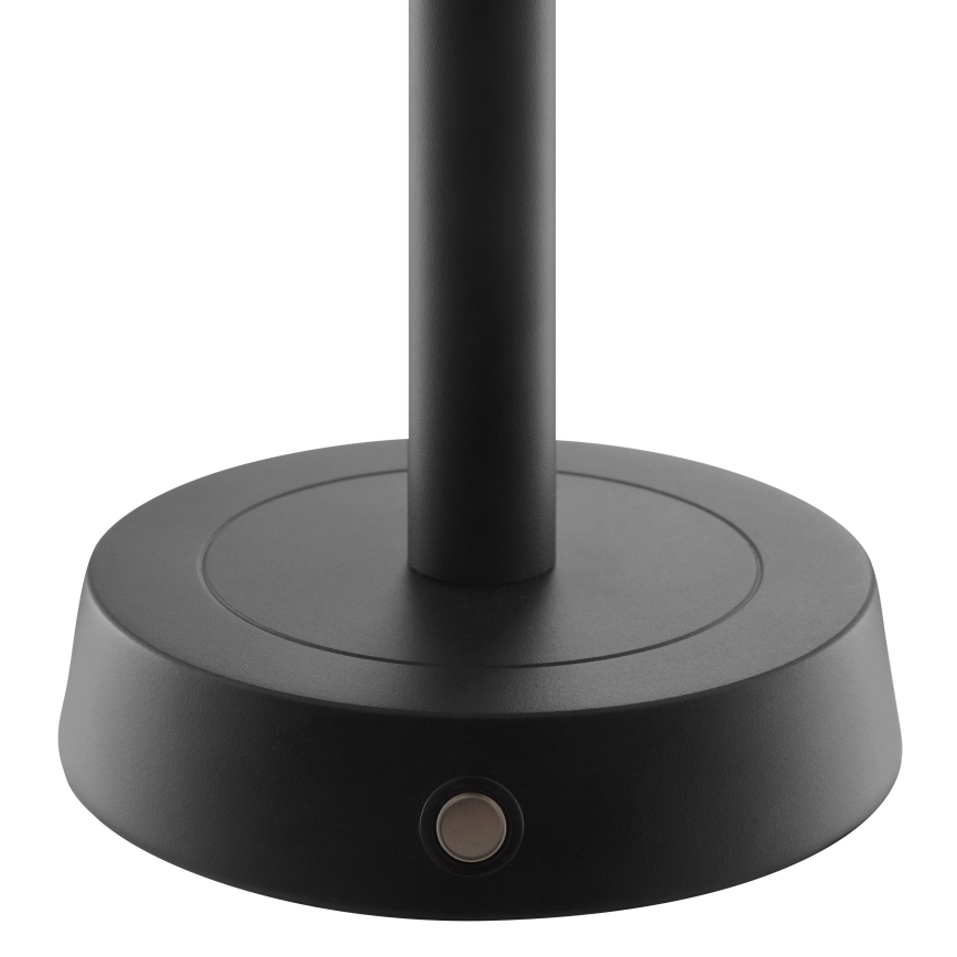 Brilliant - LED hämardatav laetav puutetundlik välistingimustes kasutatav laualamp RAZOR LED/2,5W/5V 2700K 2600 mAh IP44 must