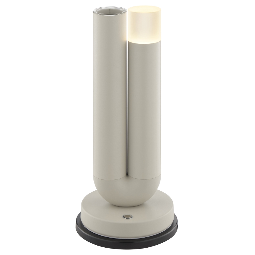 Brilliant - LED hämardatav laetav puutetundlik välistingimustes lauavalgusti SAYU LED/2,5W/5V 2700K 2600 mAh IP44 hall