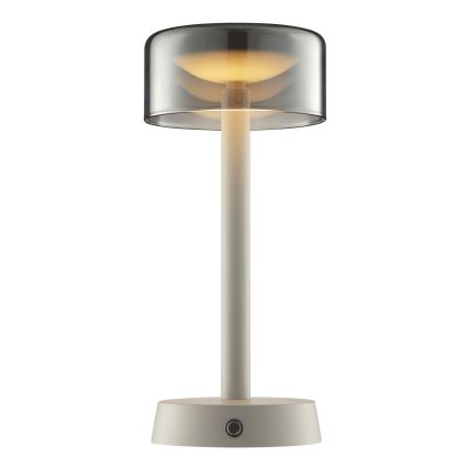 Brilliant - LED hämardatav laetav puutetundlik väljas kasutatav lauavalgusti RAZOR LED/2,5W/5V 2700K 2600 mAh IP44 hall