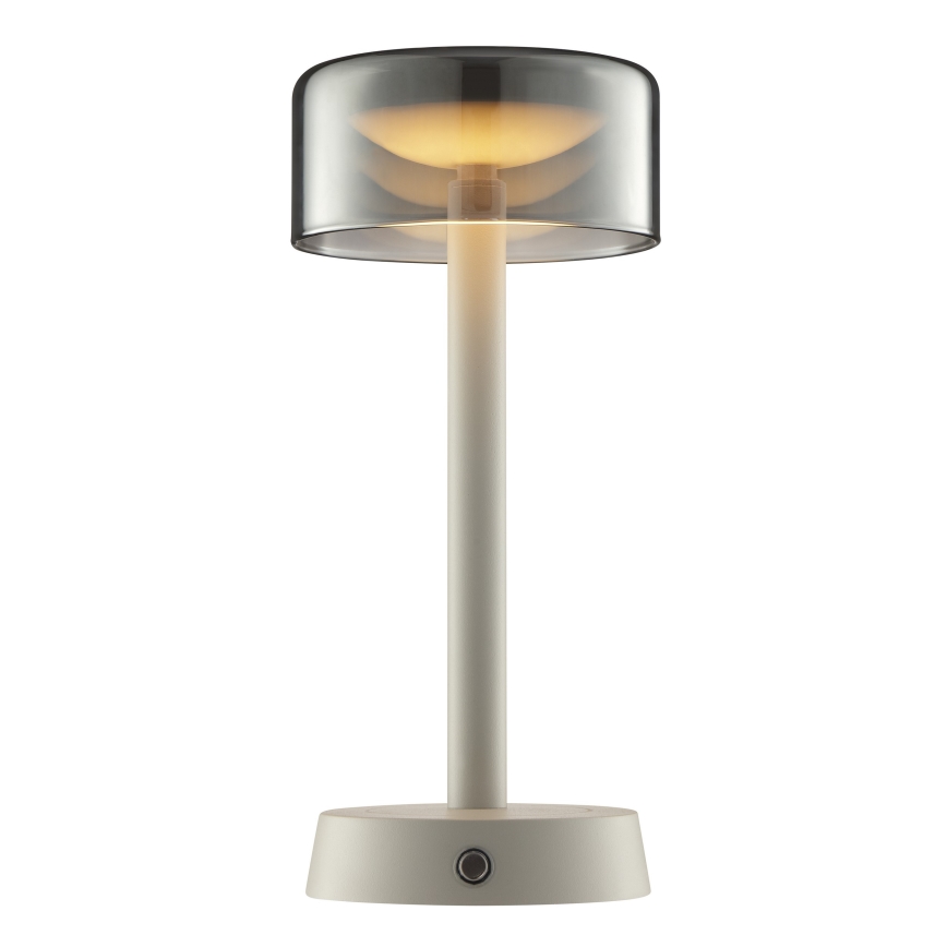 Brilliant - LED hämardatav laetav puutetundlik väljas kasutatav lauavalgusti RAZOR LED/2,5W/5V 2700K 2600 mAh IP44 hall