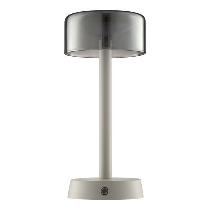 Brilliant - LED hämardatav laetav puutetundlik väljas kasutatav lauavalgusti RAZOR LED/2,5W/5V 2700K 2600 mAh IP44 hall