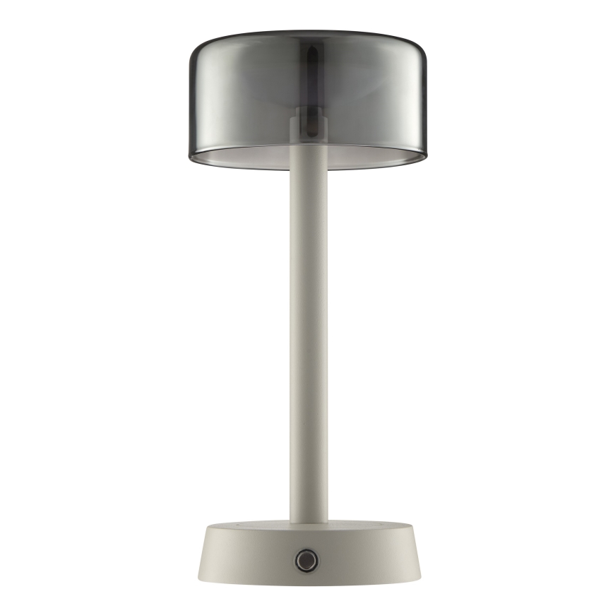 Brilliant - LED hämardatav laetav puutetundlik väljas kasutatav lauavalgusti RAZOR LED/2,5W/5V 2700K 2600 mAh IP44 hall