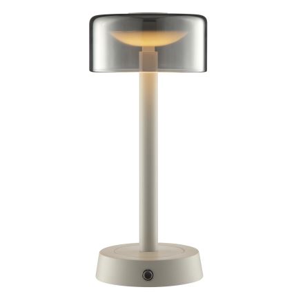 Brilliant - LED hämardatav laetav puutetundlik väljas kasutatav lauavalgusti RAZOR LED/2,5W/5V 2700K 2600 mAh IP44 hall