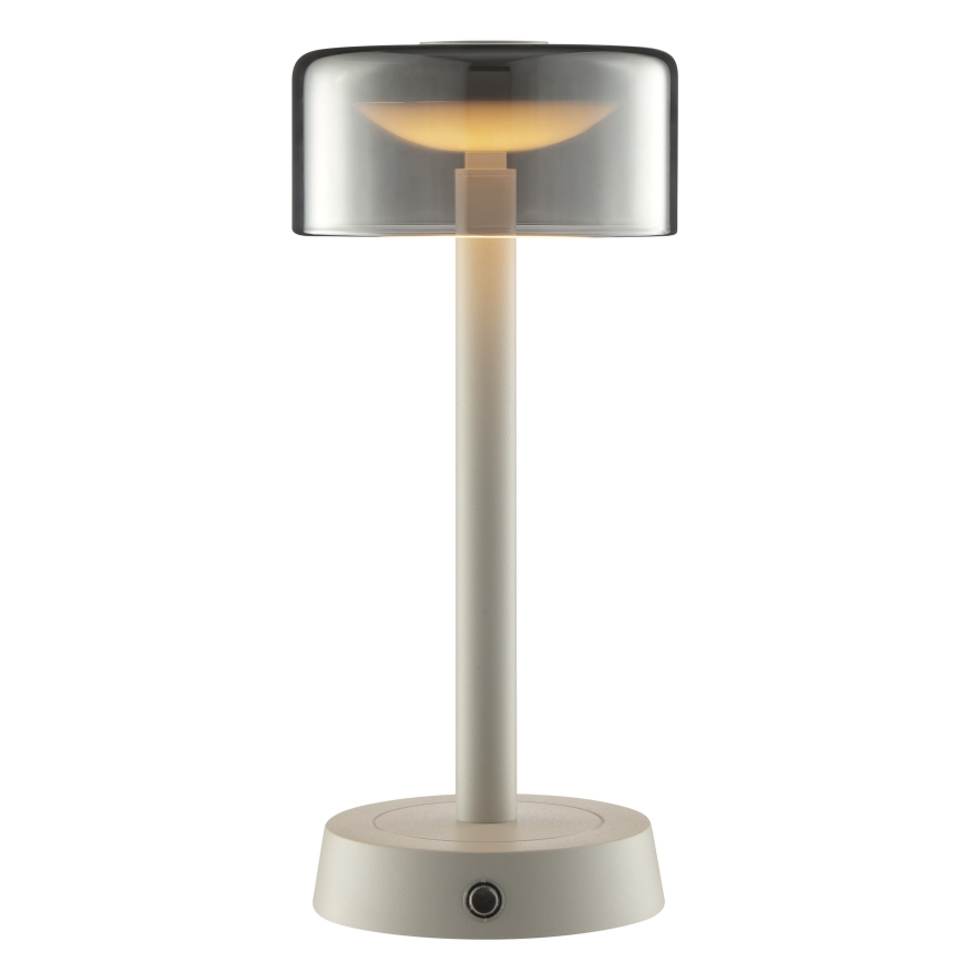 Brilliant - LED hämardatav laetav puutetundlik väljas kasutatav lauavalgusti RAZOR LED/2,5W/5V 2700K 2600 mAh IP44 hall