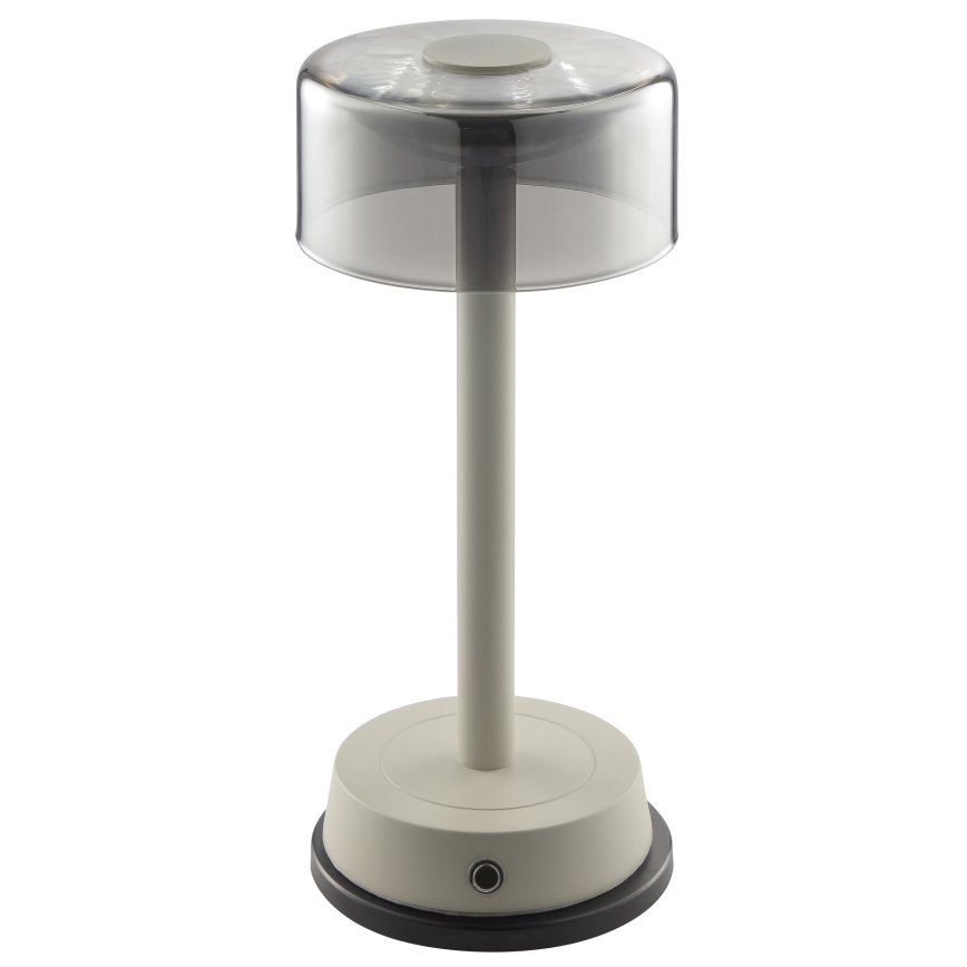 Brilliant - LED hämardatav laetav puutetundlik väljas kasutatav lauavalgusti RAZOR LED/2,5W/5V 2700K 2600 mAh IP44 hall