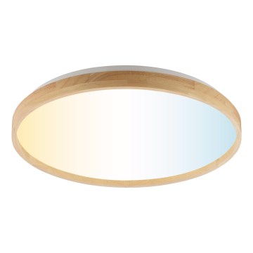 Brilliant - Hämardatav LED-laelamp ALSON LED/21W/230V 3000-6500K läbimõõt 49,5 cm kummipuit + kaugjuhtimispult