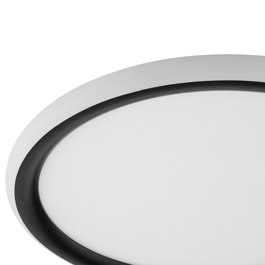 Brilliant - Hämardatav laelamp CARLOZ LED/16W/230V, läbimõõt 30 cm, valge/must