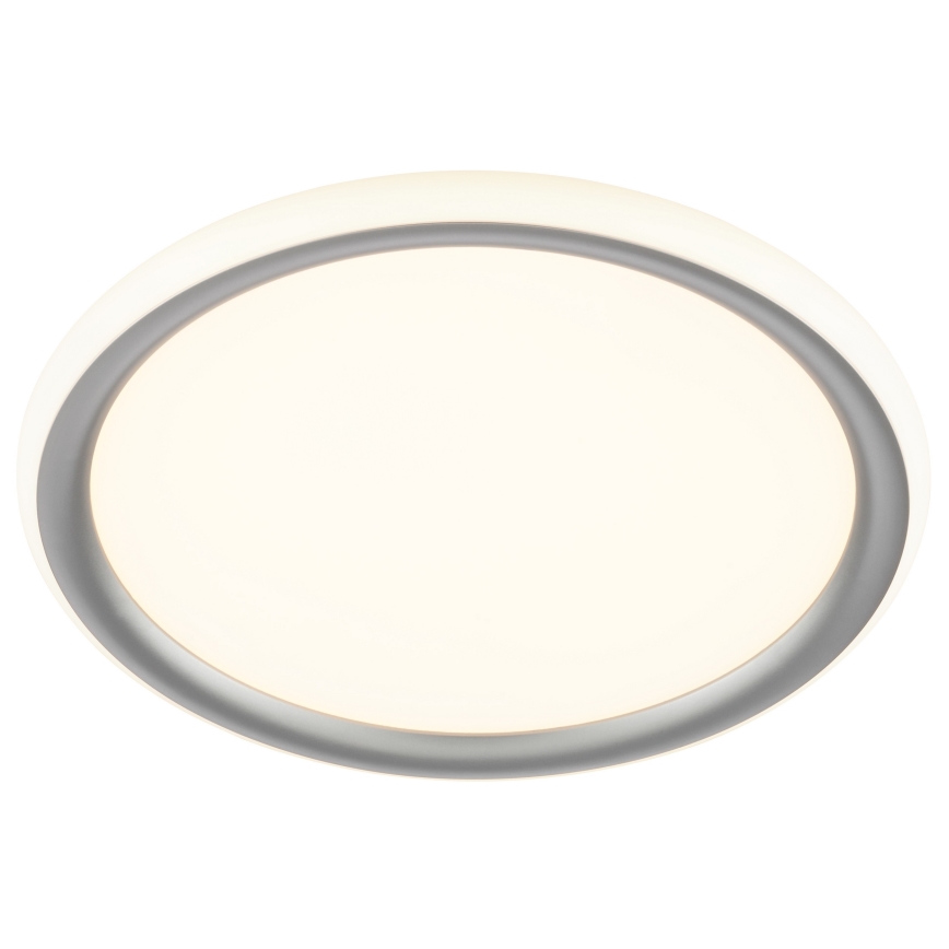 Brilliant - LED hämardatav laevalgusti CARLOZ LED/16W/230V läbimõõt 30 cm valge/ hall