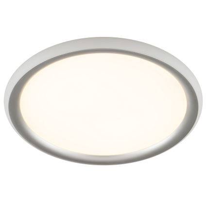 Brilliant - LED hämardatav laevalgusti CARLOZ LED/16W/230V läbimõõt 30 cm valge/ hall