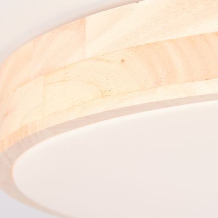 Brilliant - LED hämardatav laelamp SLIMLINE LED/60W/230V 3000-6500K läbimõõt 45 cm kummipuit + kaugjuhtimispult