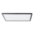 Brilliant - Hämardatav LED-laelamp SORELL LED/24/230V 3000-6500K 42x42 cm must + kaugjuhtimispult