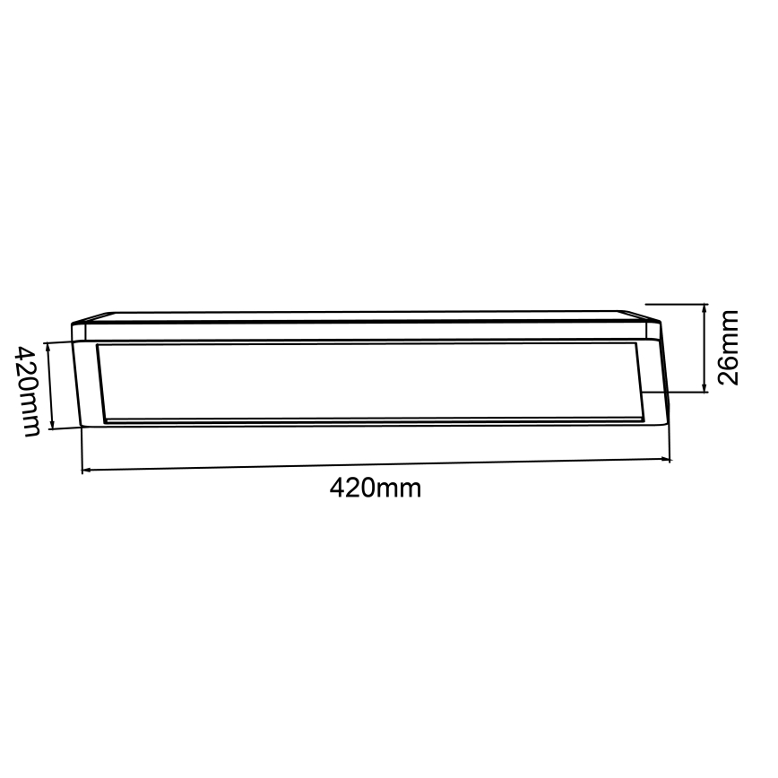 Brilliant - LED-hämardatav laelamp SORELL LED/24/230V 3000-6500K 42x42 cm valge + kaugjuhtimispult