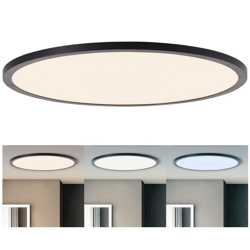 Brilliant - hämardatav LED-laelamp TUCO LED/33W/230V 3000-6500K läbimõõt 50 cm must + kaugjuhtimispult